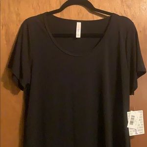 Lularoe classic T solid black RARE! NWT!
